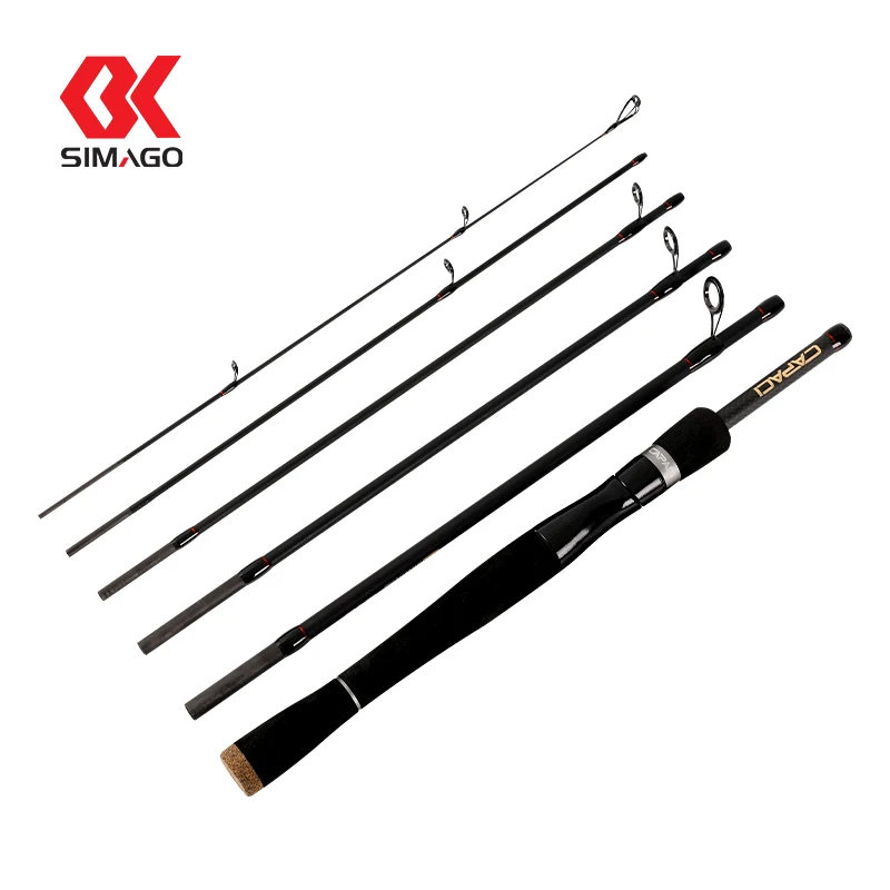 

Fishing rod for fishing pole 6 Telescopic fishing rod Mini 1.8m-3.0m travel spinning/Casting rod carbon fiber ultralight rod