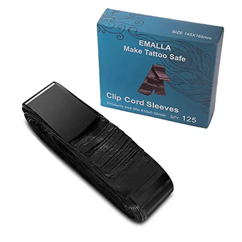 125 шт. одноразовые чехлы для тату клипс|Аксессуары татуажа| |