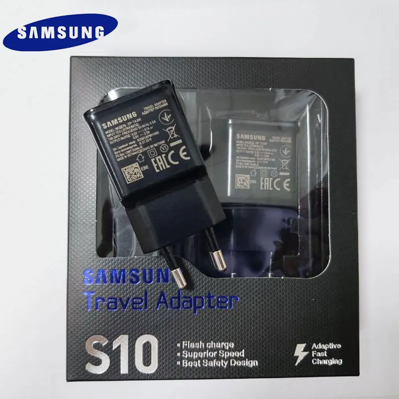 Samsung S10 Veloce Caricatore USB Adattatore di Alimentazione 9V 1.67A Carica Rapida di Tipo C Cavo