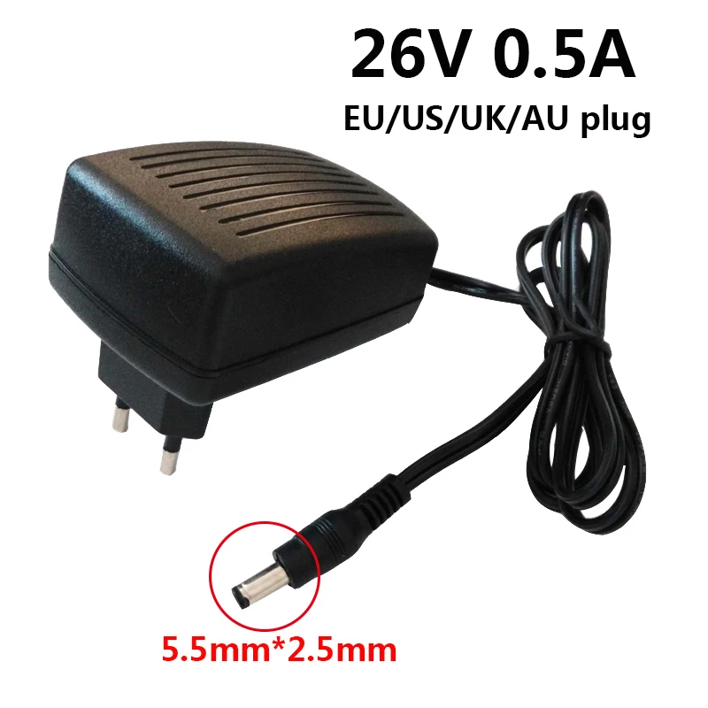 Универсальный настенный адаптер питания 26 в 110 мА 220 А переменный ток 5 В 2
