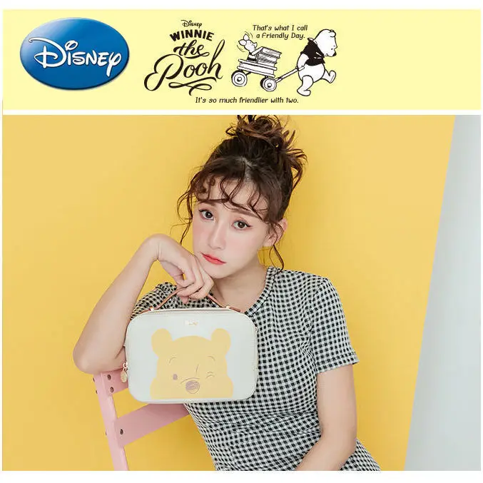 

Disney Cartoon Dumbo Cute Little Fairy Messenger Bag Camera Bag All-match Small Square Bag Single Shoulder Female Bag Hand Carry