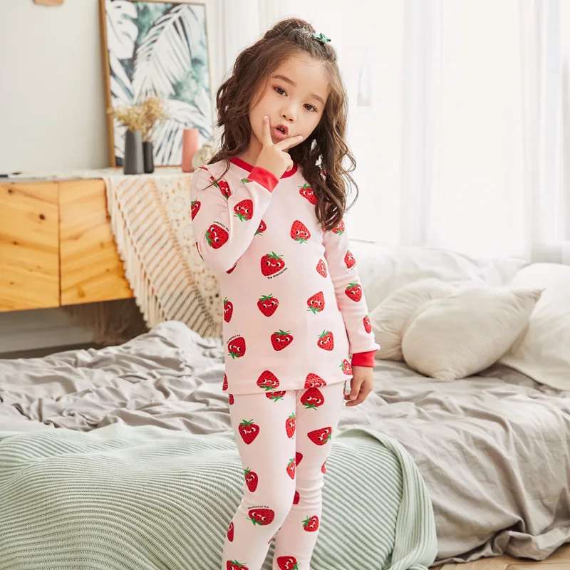 Осенняя детская одежда комплект детской одежды пижамный для мальчиков стильная