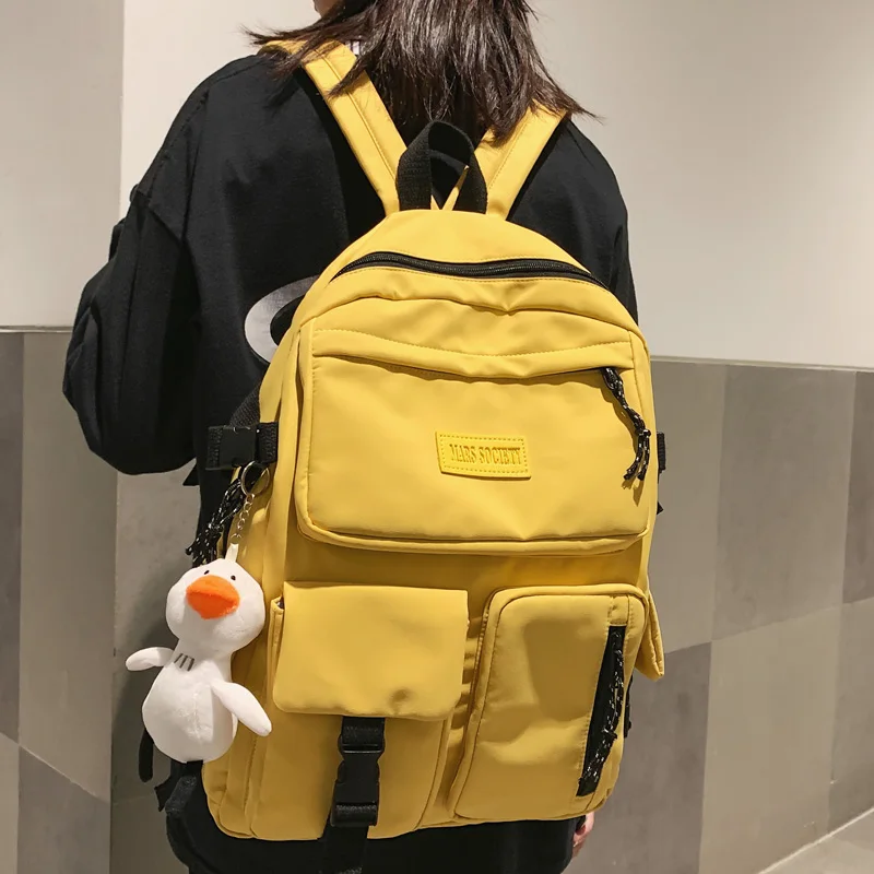 Водонепроницаемый нейлоновый женский рюкзак DIFA с несколькими карманами