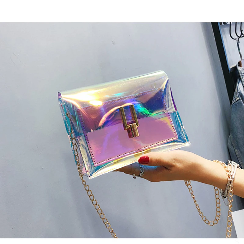 Женская сумка через плечо из ПВХ | Багаж и сумки