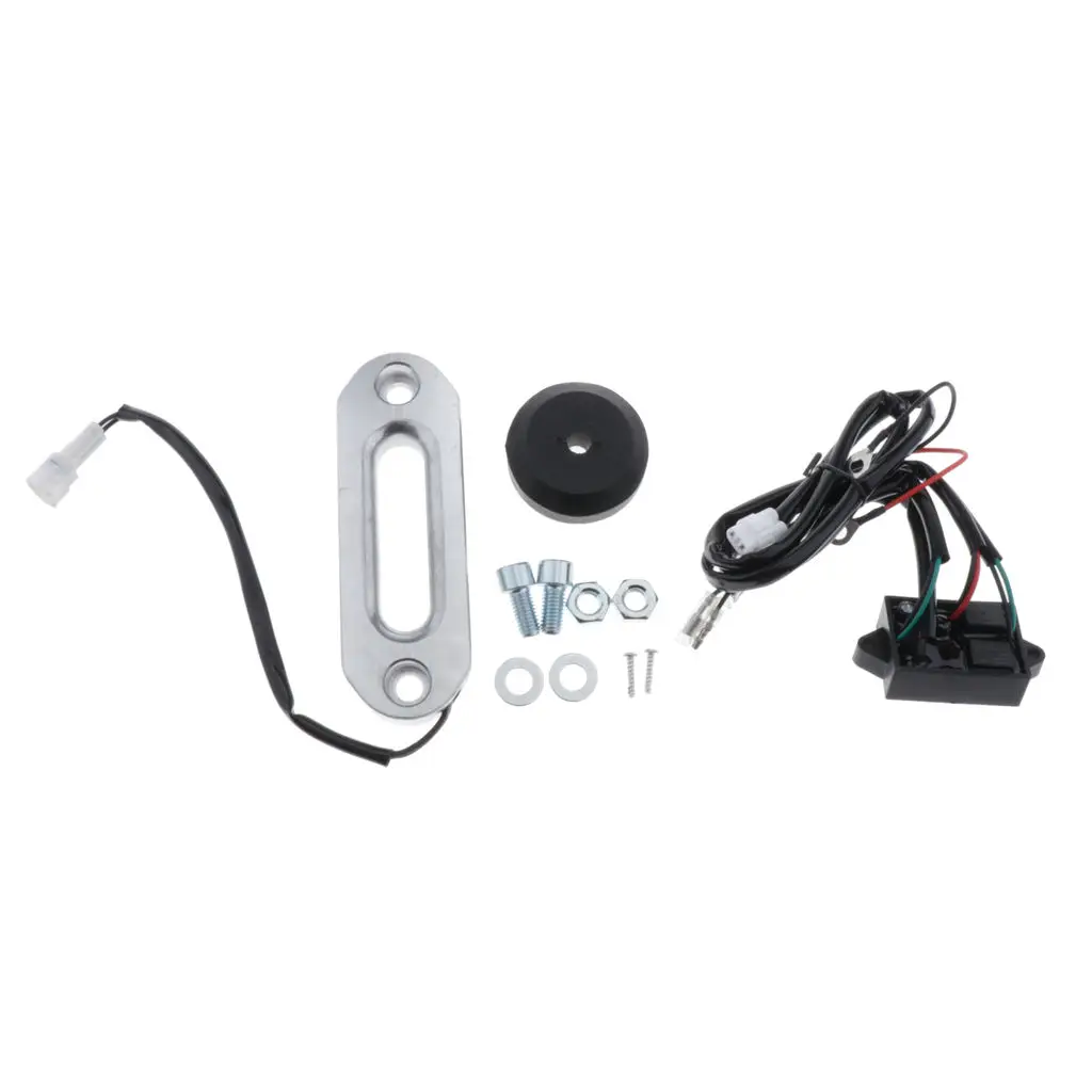 

ATV SUV Winch Hawse Fairlead Synthetic Rope Cable Guide Durable