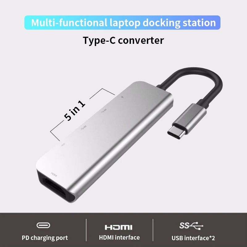 5 в 1 Mosible USB 3 0 для телефона HDMI MacBook Pro Air 2018 4K HD разъем C концентратор и TF SD ридер слот