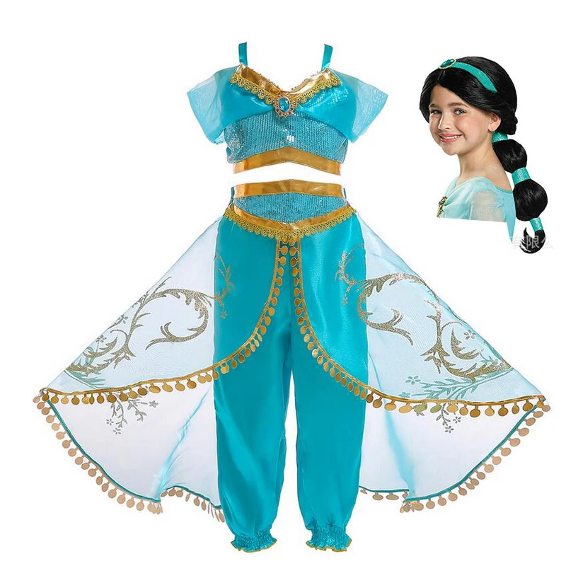 Детское платье принцессы для танца живота индийский костюм косплея на Хэллоуин