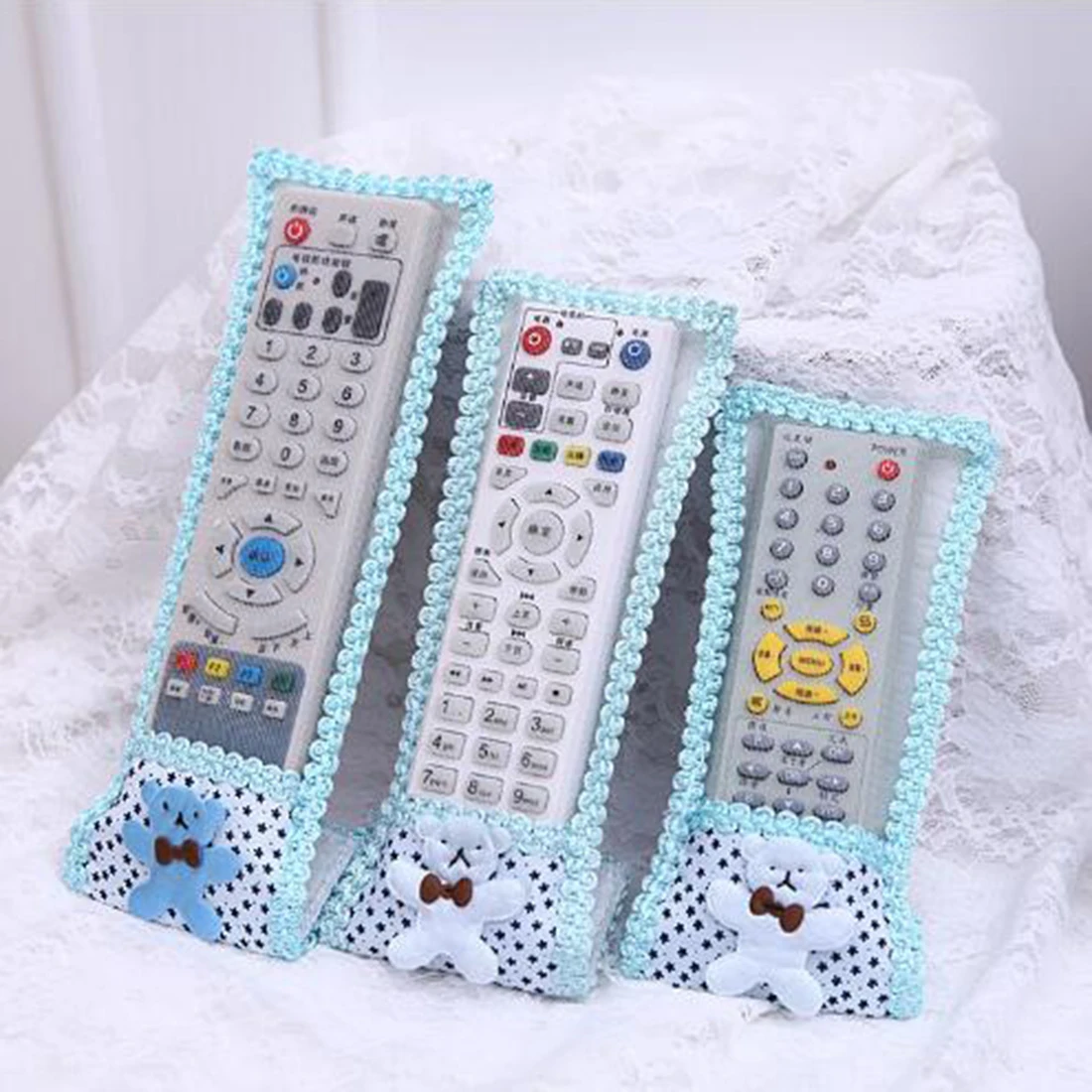 

Cute Dust Guard Durability Dust Cover Convenient Remote Control Cover Multifunction Useful Robot Sheath Remote Control Cases