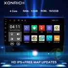 Автомобильный мультимедийный плеер, универсальная стерео-система на Android 10,1, с GPS, Wi-Fi, Типоразмер 1 Din, 10,0 дюйма