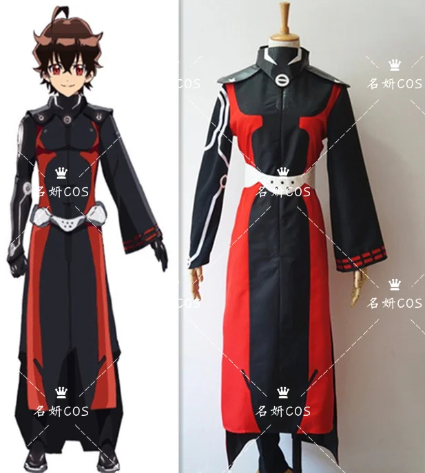 

Anime Cartoon Twin Star Exorcists Cosplay Costume Enmadou Rokuro Adult Halloween Fancy Party Costume