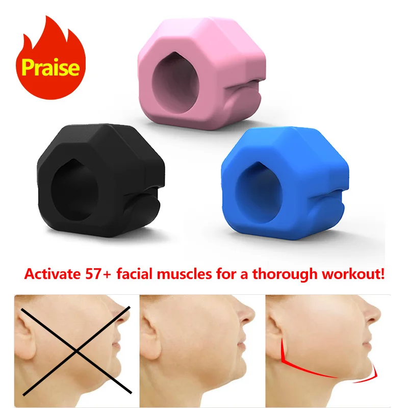 Пищевой силикагелевый тренажер для челюсти жевательный мяч тренировочный мышц