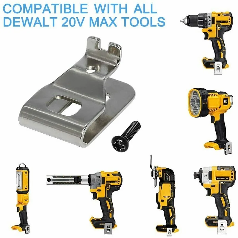 Зажим для ремня 12/шт./пакет дюймов инструментов Dewalt 20 в Max DCD740B DCD740B-B3 DCD740C1 DCD771C2 DCD780B