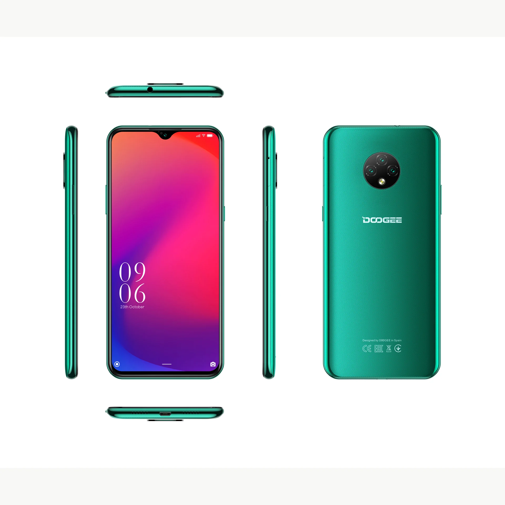Смартфон DOOGEE X95 Android 10 0 2 + 16 ГБ камера 5 Мп 13 МП экран 6 52 дюйма 19 5: 9 технология OTG 4350