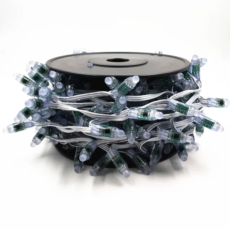DC12V WS2811 пуля светодиодные пиксели катушки 500 18awg провода 4 дюймовый интервал