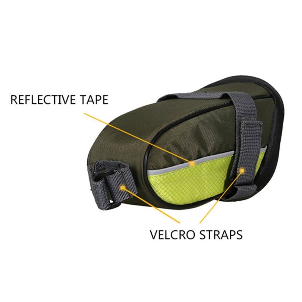 LED Remote Control Cycling Saddle Bag - Sleek MTB Bike Tail Bag for Mountain/Road Cycling Toolkit image 5
