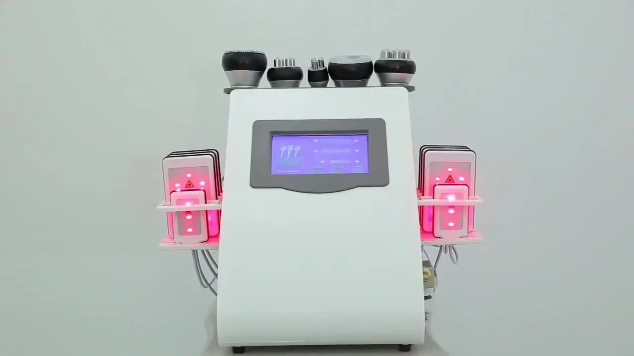 

5 in 1 ultrasonic vacuum cavitation machines for body shape and facial beauty