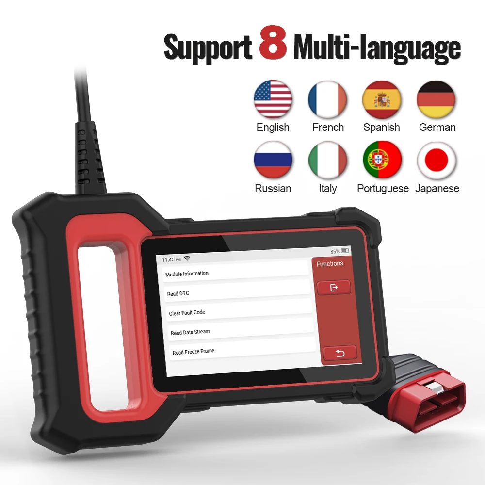THINKCAR Thinkscan плюс S7 OBD2 сканер сот сброс кодов полные Системы автомобильный