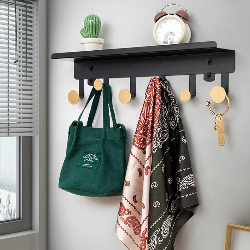 Fashion Coat Racks Multifunctional Hanger Living Room Entrance Rack Artistic Wall Shelf Hanging Creative Home Decoration |