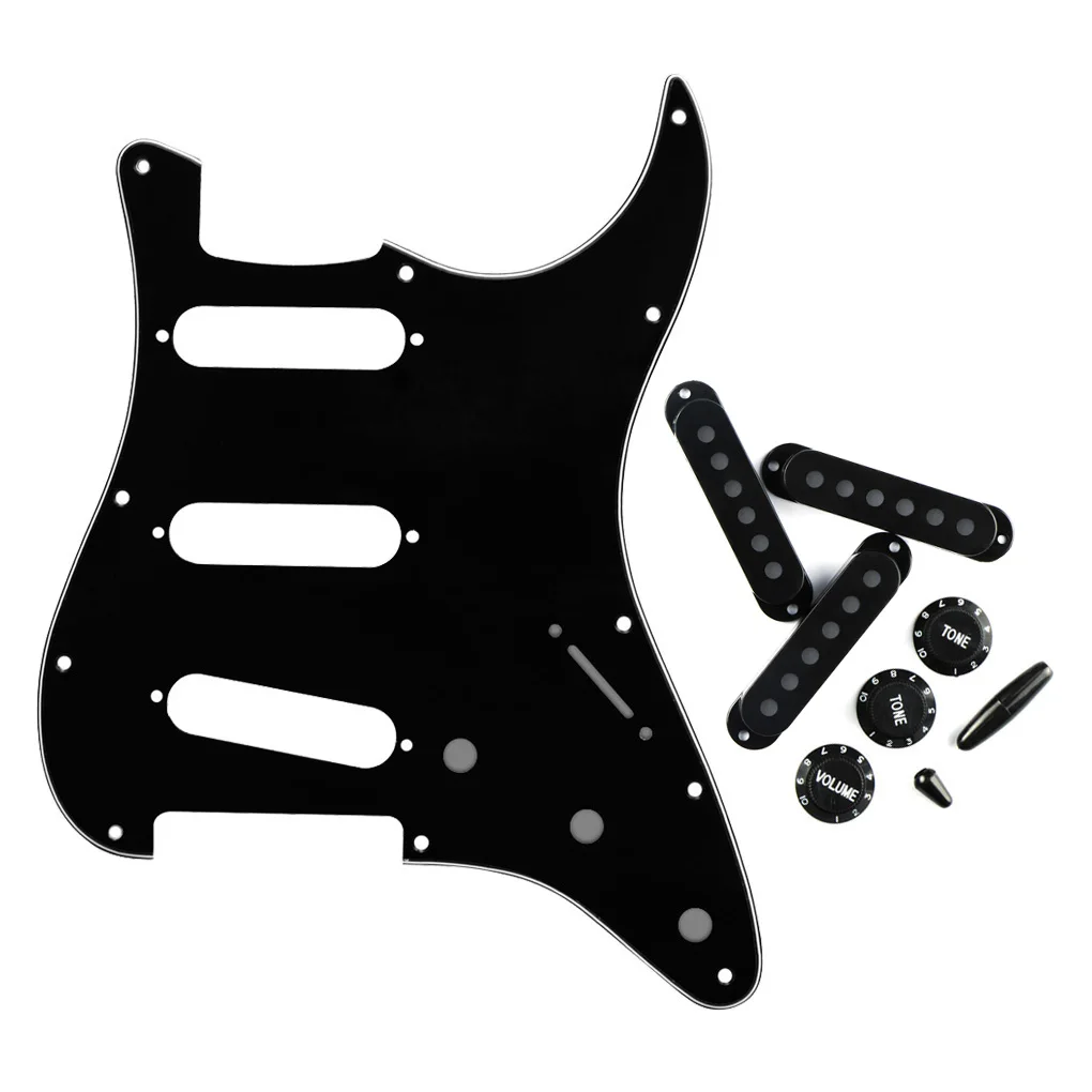 Набор из 11 отверстий SSS накладки для захвата звукоснимателя тональный объем