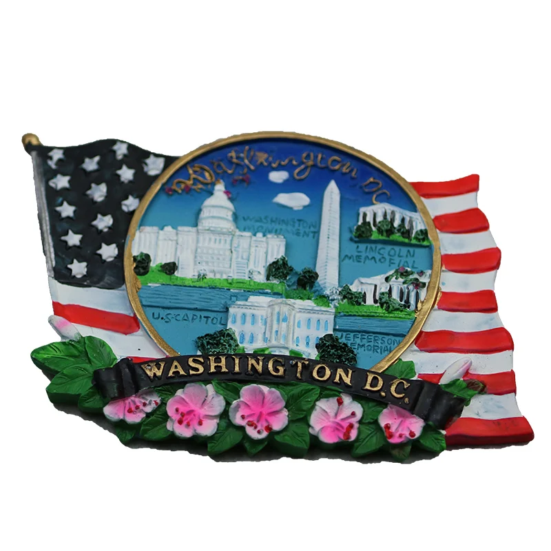 Туристический памятный пейзаж магниты на холодильник 3D магнитные наклейки