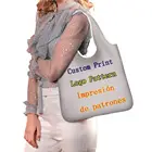 Новые поступления, женские сумки-шопперы с рисунком, многоразовые сумки-шопперы с логотипом Sac