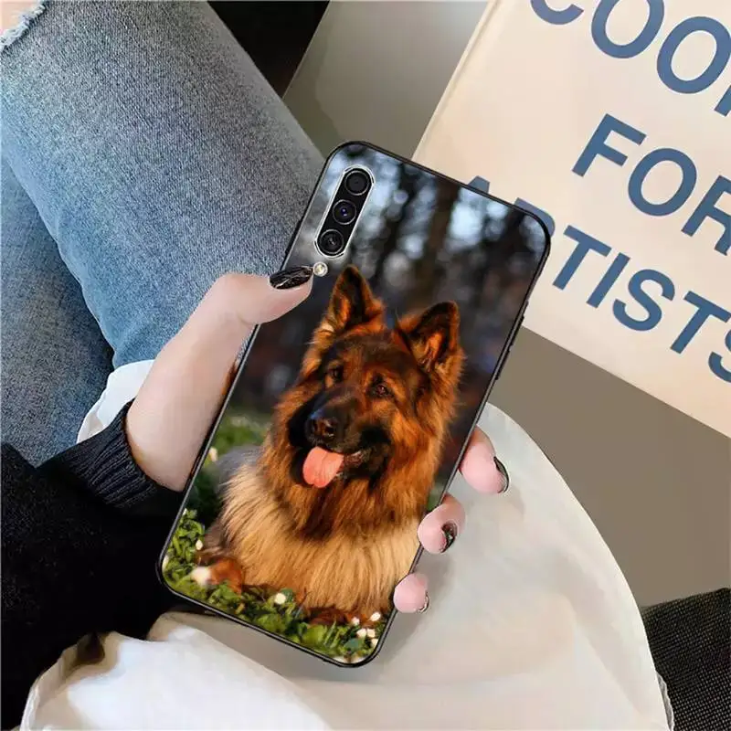 

German Shepherd Dog horror animal Phone Case For Samsung galaxy A S note 10 7 8 9 20 30 31 40 50 51 70 71 21 s ultra plus