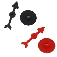 10pcs 45mm red black arrow plastic pawnchess for board games and card game accessories