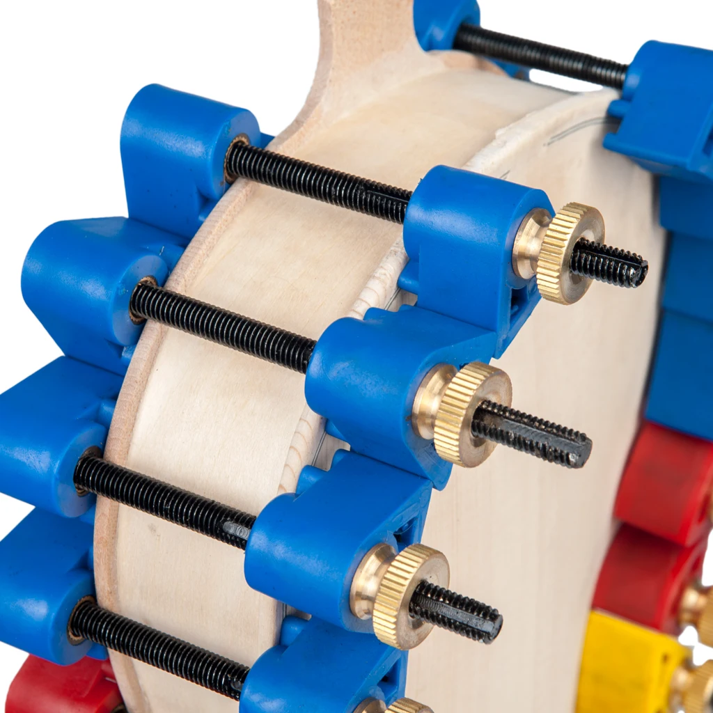 Набор клеевых зажимов для скрипки NAOMI 32 шт. верхние и задние зажимы металлические