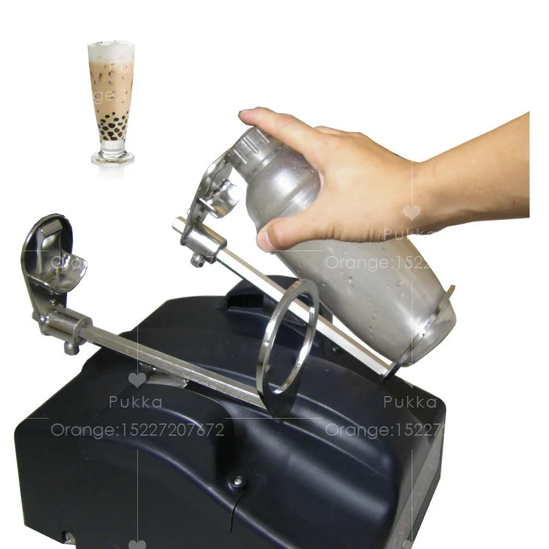 

Commercial Stainless Steel Bubble Boba Milk Tea Shaker Auto Milk Shake Machine For Two Cups