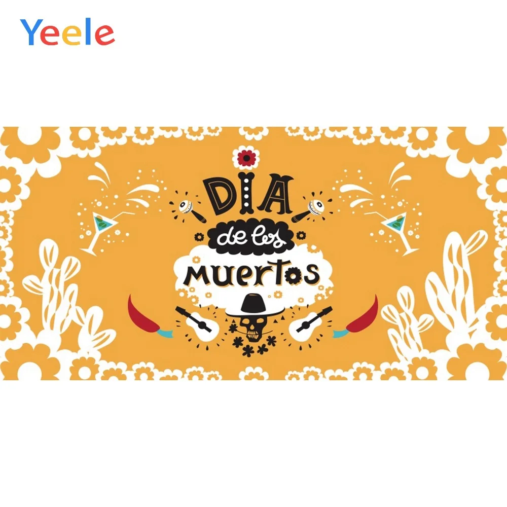 Фон для фотосъемки с изображением Дня мертвых в Мексике | Электроника
