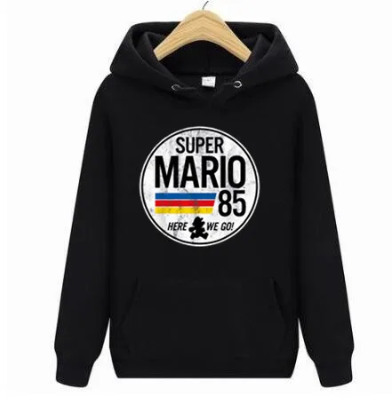 2021 Супер Марио 85 Толстовки мужские толстовки с капюшоном Реглан Толстовка