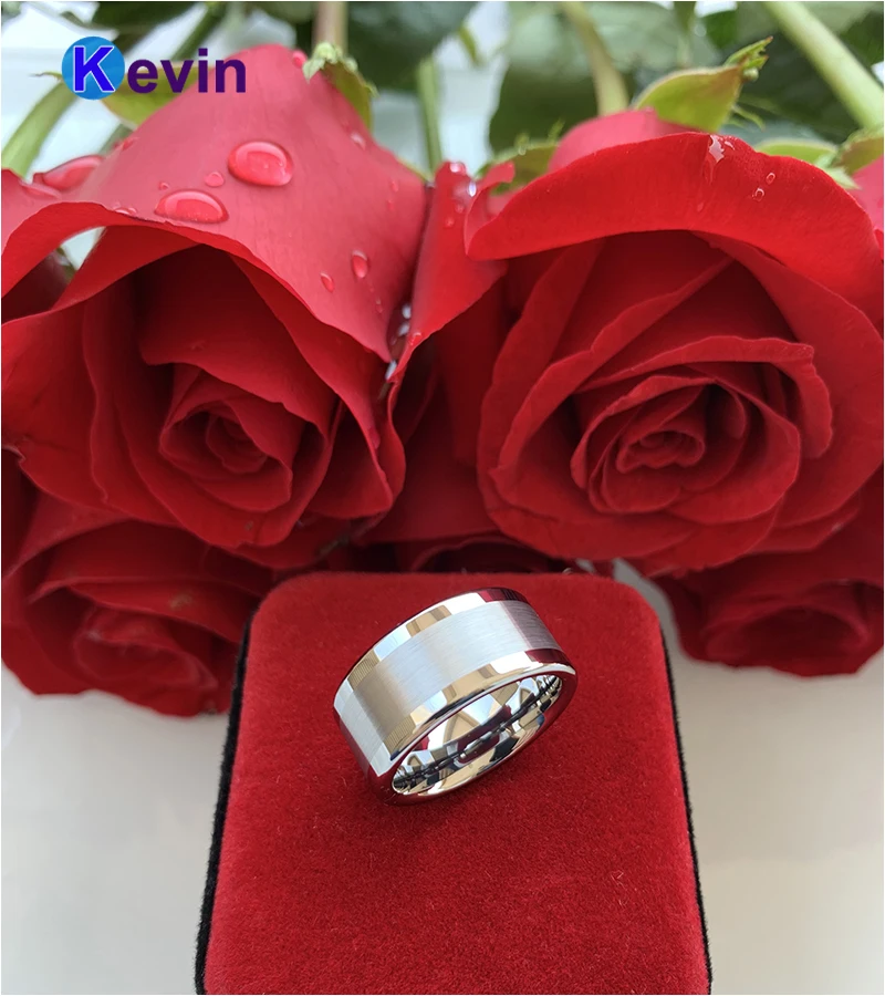 Мужское кольцо из карбида вольфрама 10 мм 12 | Украшения и аксессуары