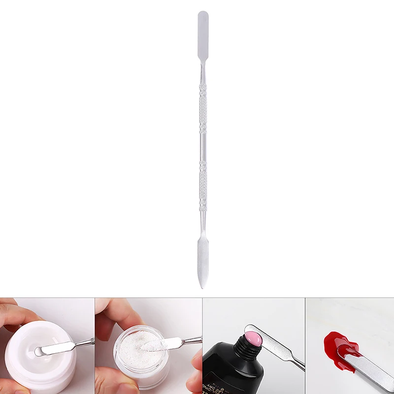 

Нержавеющая сталь маникюр, удаляет мертвую кожу зажим с двойной головкой Польский Инструмент для ногтей пуш-ап Инструменты Новый