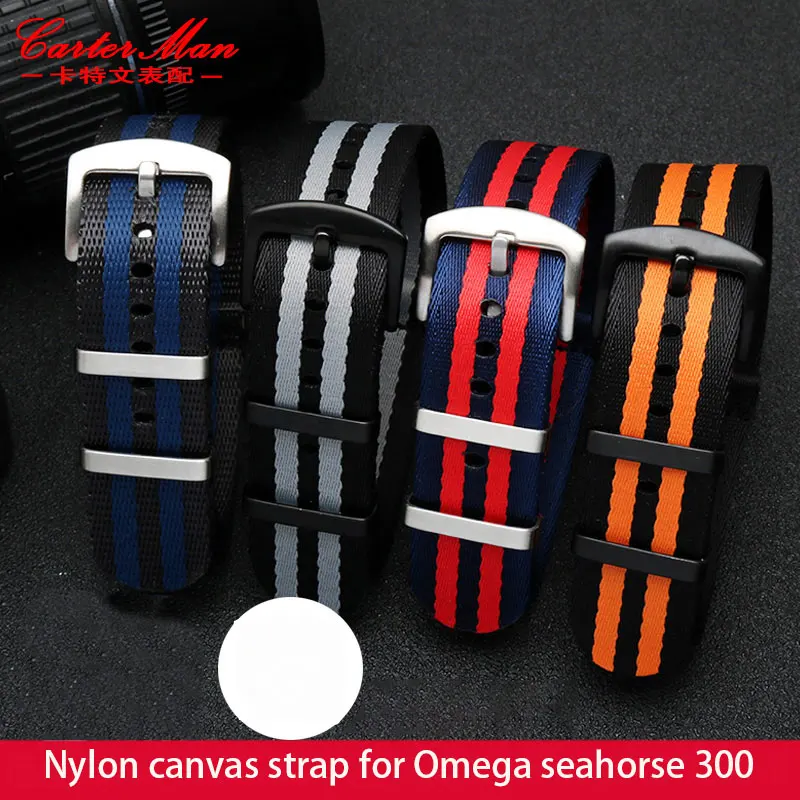 

Ремешок нейлоновый армейского зеленого цвета для наручных часов, удобный Гладкий мужской браслет для часов в стиле НАТО, 20 мм 22 мм