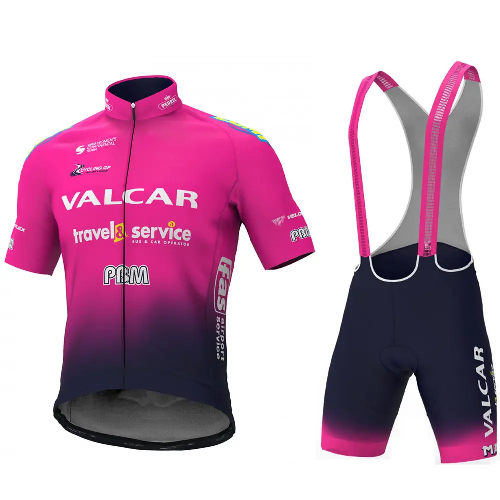 

2020 champion replica team VALCAR jersey kit mens summer set ropa ciclismo hombre bicycle MTB maillot clothing bib shorts suit