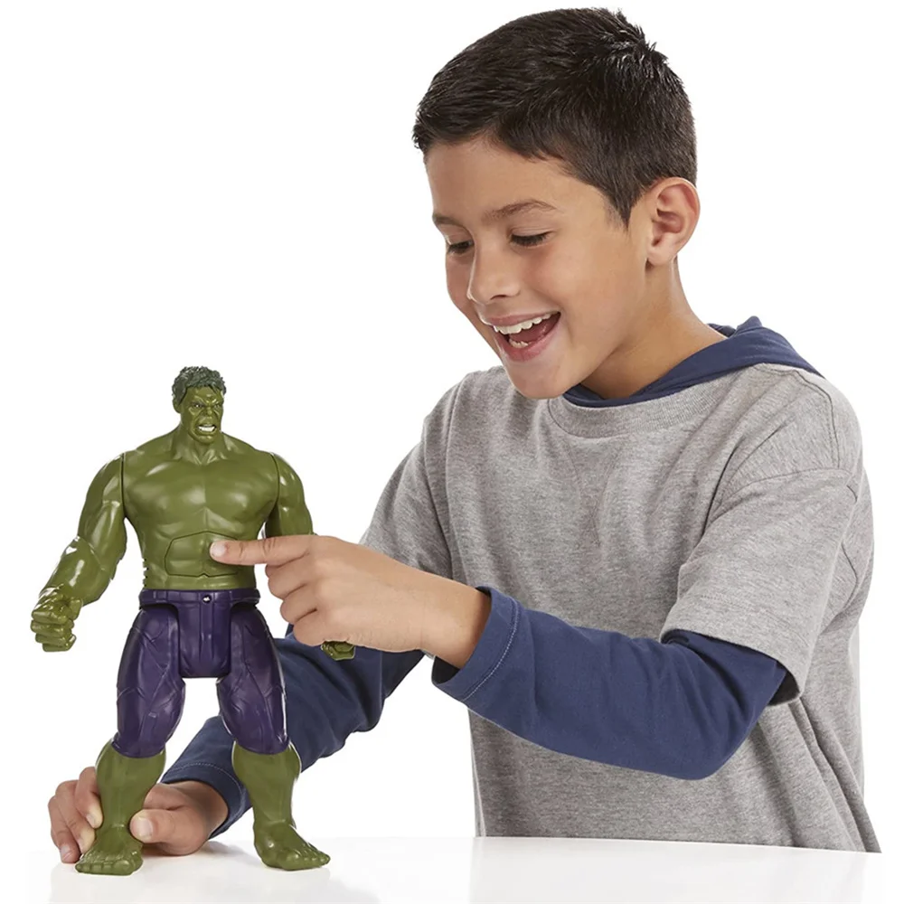 

Hasbro Marvel Avengers Titan Hero Tech Hulk Action Figure Model Sound Toy