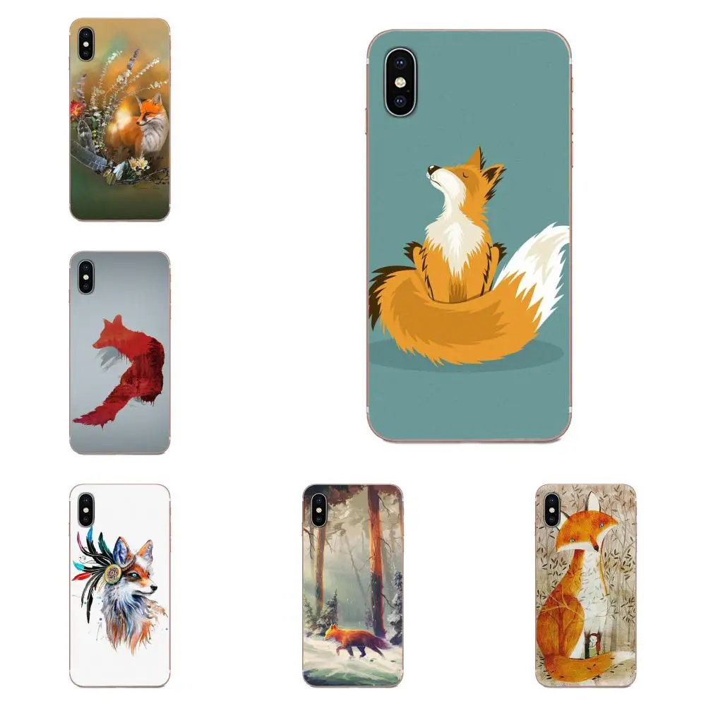 Мягкий ТПУ чехол для huawei P7 P8 P9 P10 P20 P30 Lite Mini Plus Pro Y9 Prime P Smart Z 2018 2019 лиса