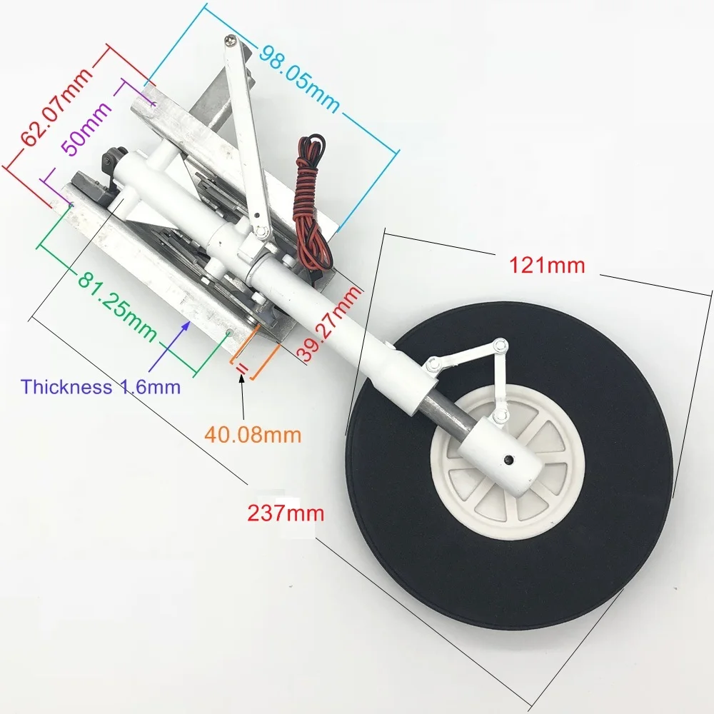Retract посадочное приспособление для Skyflight LX модель P40 RC самолета|Детали и