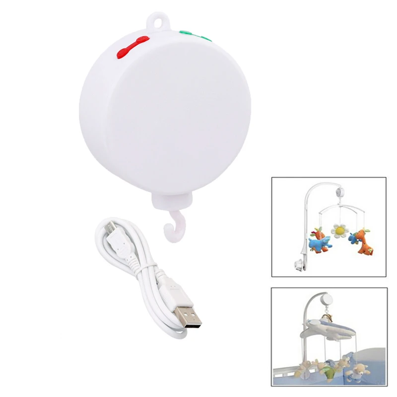 Вращающаяся детская кровать с колокольчиками 35 песен аккумулятор Спортивная