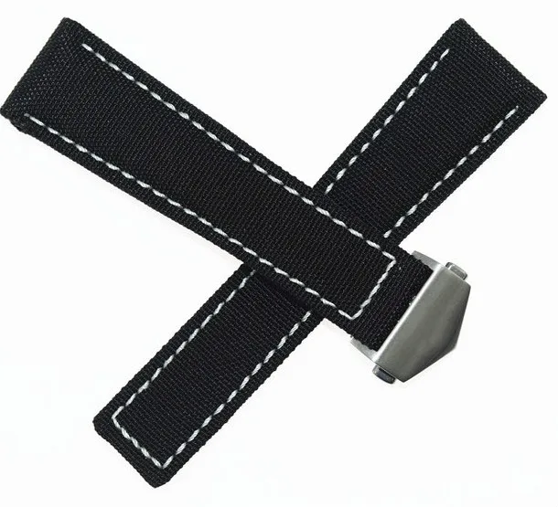 

Canvas Nylon Leather Watch Strap Fold Buckle Watch Band for -Tag- Heuer- CARRERA AQUARACER Watch Bracelets Watch Accessories