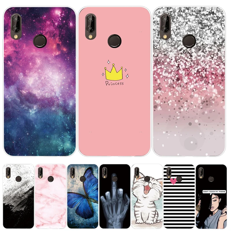 Чехол с милым котом для телефона Huawei Y5 II P Y6 Y7 Y8 силиконовый мягкий чехол из ТПУ Y3 Y9