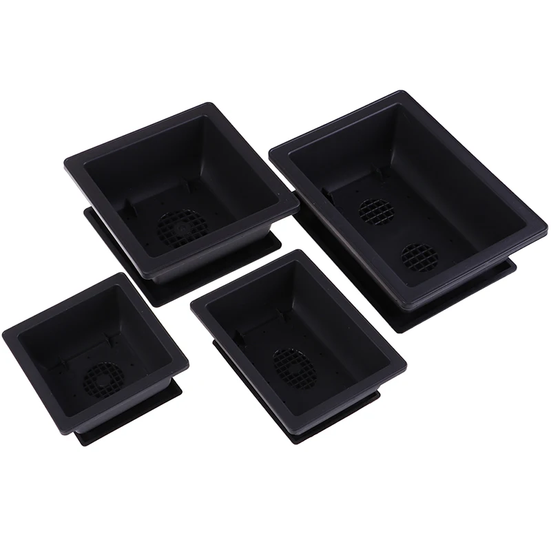 1 шт. пластмассовый фотобонсай горшок для детской комнаты растений в ретро стиле