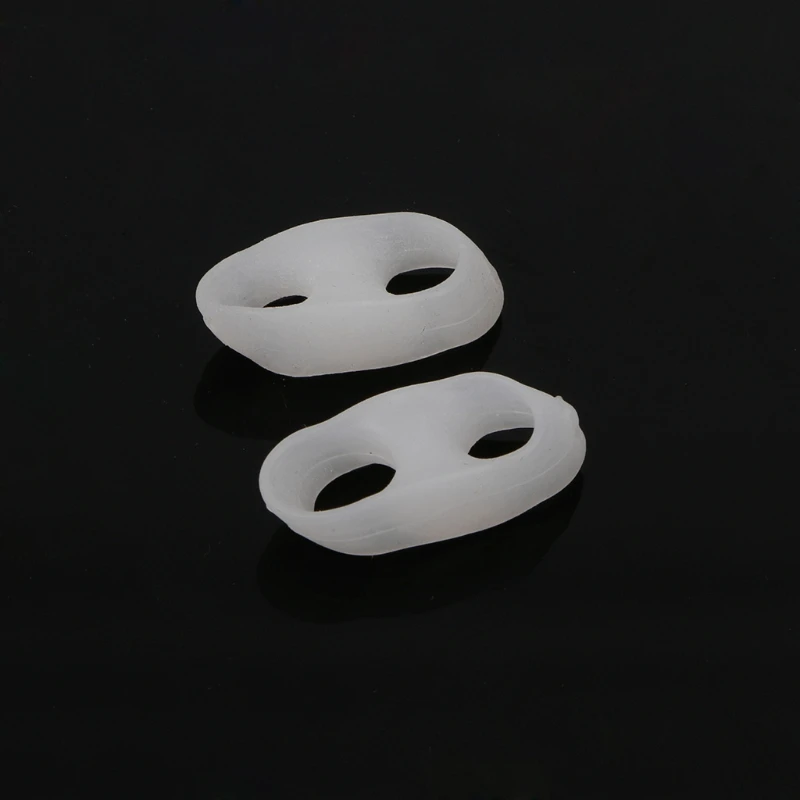 

2 Gel Pinky Toe Separator Tail Toe Orthotics Straightener Bunion Toe Spreader