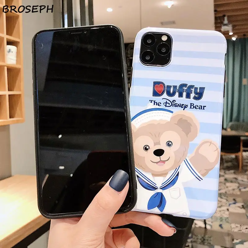 Чехол для телефона iPhone 11 Pro чехол X XS Max Носки с рисунком медведя из мультика чехлы