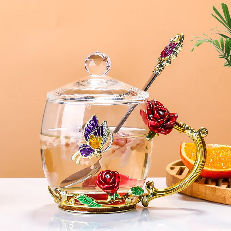 ZISI Европейское специальное предложение стильная чашка стеклянная чайная