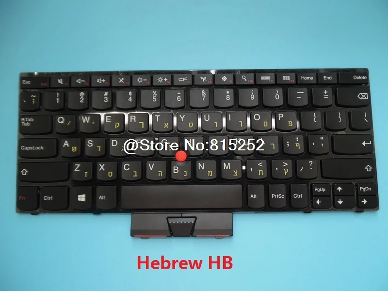 Клавиатура для ноутбука lenovo Thinkpad Twist S230U иврит HB английский US 04W2977 OB35937 852-41731-BXA SN7121