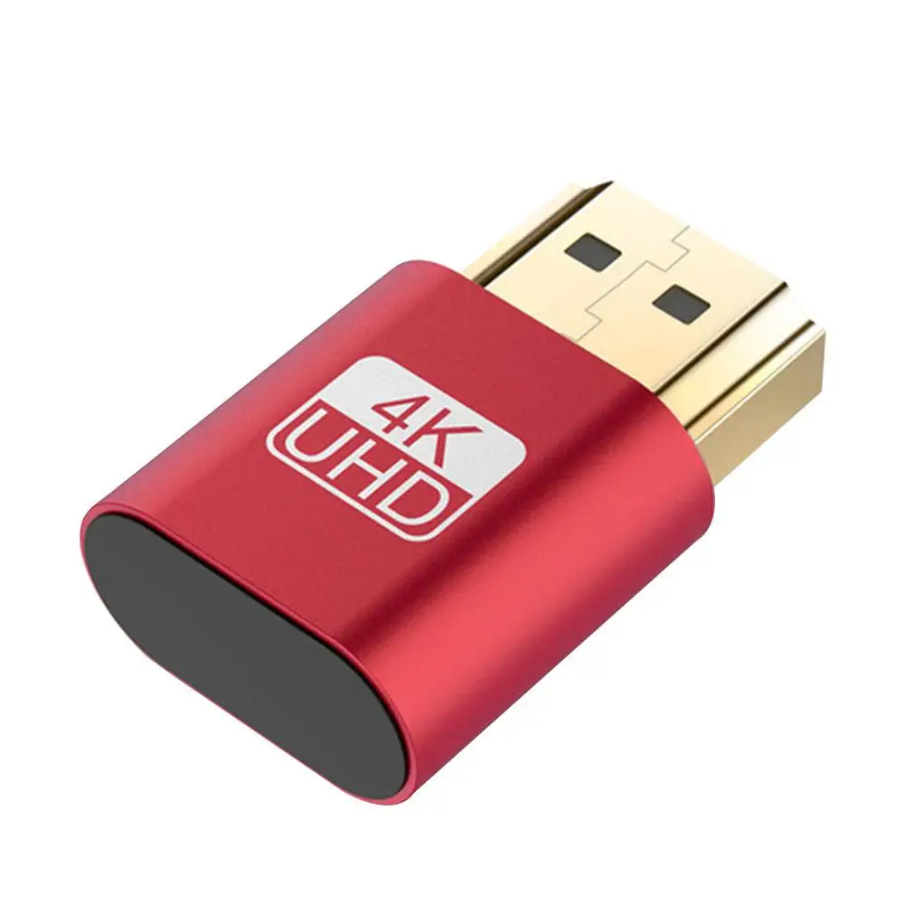 Комплект из 2 предметов 4K совместимому с HDMI DDC EDID разъем VGA виртуальной эмулятор