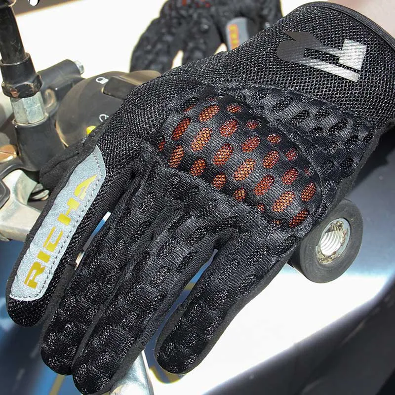 Перчатки для езды на мотоцикле RICHA летние сетчатые дышащие перчатки защитные с