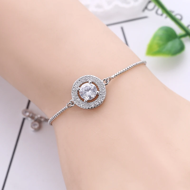 Новый стиль микро паве фианиты жизни Дерево и глаза регулируемые шармы браслеты
