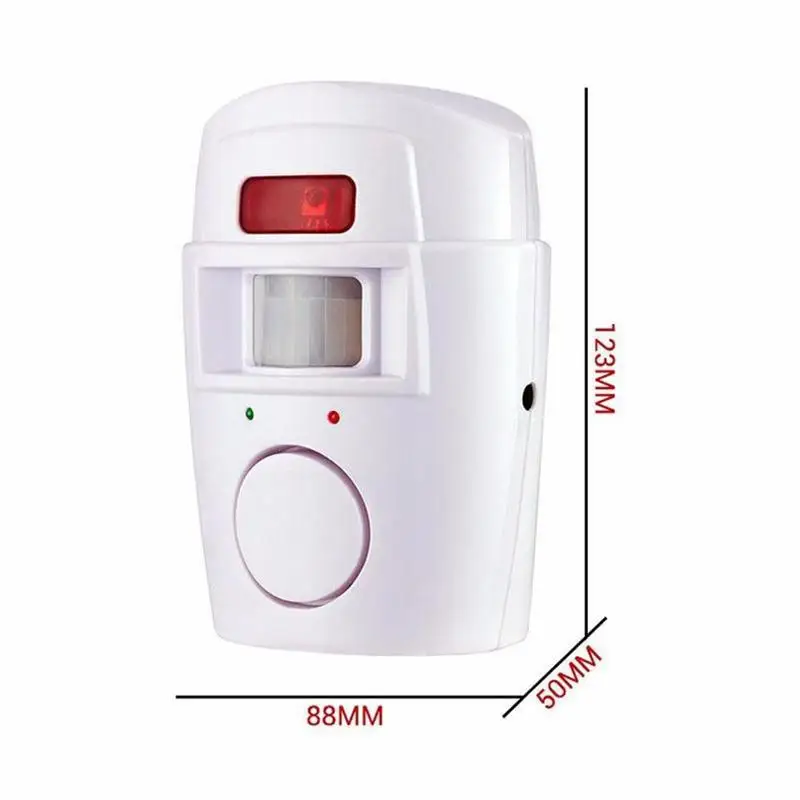 

Home Security PIR MP Alert Infrared Sensor Anti-theft Alarm remote system+2 Wireless control Monitor Alarm Detector Motion R2W6